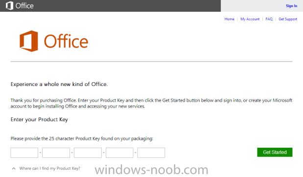office 2016 asking for activation sign in