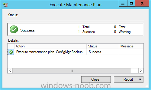 configmgr database backed up using sql backup.png