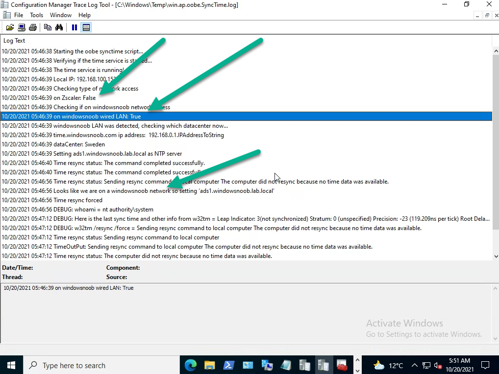 Forcing A Time Sync During Windows Autopilot Oobe To Combat Time Related Issues Microsoft Intune Www Windows Noob Com